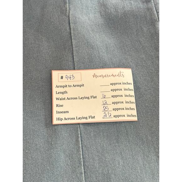 Vintage Retro Rainbow Light Blue Wide Leg Bell Bottoms Denim Jeans Size 3XL/26 - Picture 7 of 7